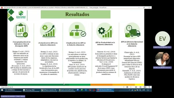 CIP126- IMPORTANCIA DE LOS INDICADORES CLAVE DE DESEMPEÑO (KPI) EN LA CALIDAD Y PRODUCCIÓN DE LA …