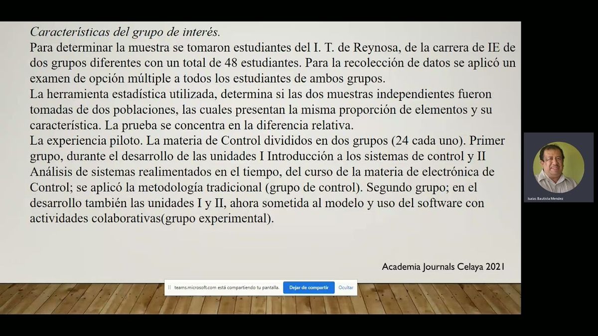 CLY348 - Implementación del Modelo Aula Invertida y Software Matlab/Simulink para el Aprendizaje S…