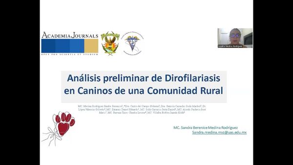 HDG338 - Análisis Preliminar de Dirofilariasis en Caninos de una Comunidad Rural