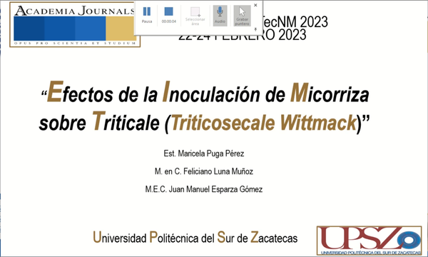 ITP248 - Efectos de la Inoculación de Micorriza sobre Triticale (Triticosecale Wittmack)