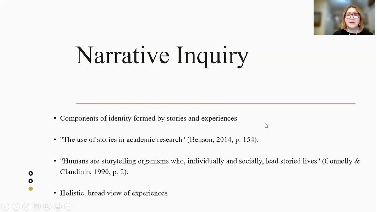 CLY473 - Narrative Frames as a Way to Explore Identity Formation