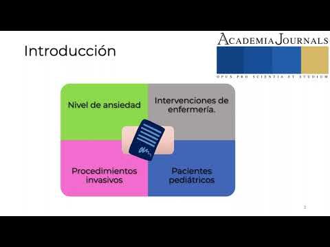 CEL351 - Intervención de Enfermería Aplicada para el Control de la Ansiedad en Pacientes Pediátr…