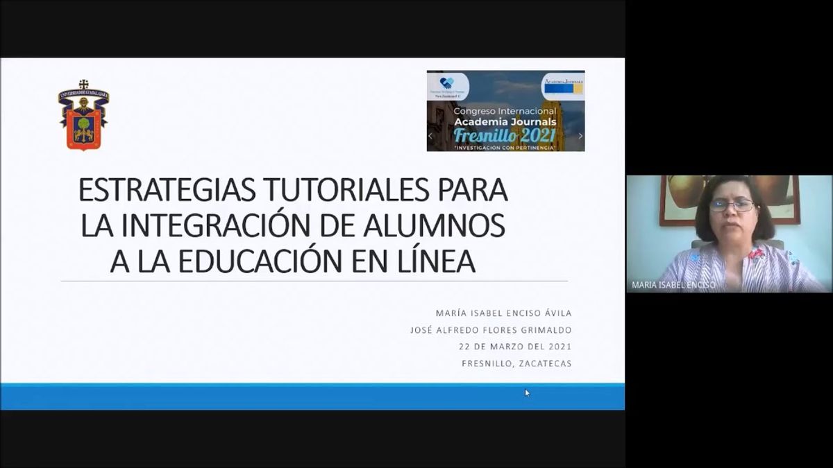 F006 - Estrategias tutoriales para la integración de alumnos a la educación en línea