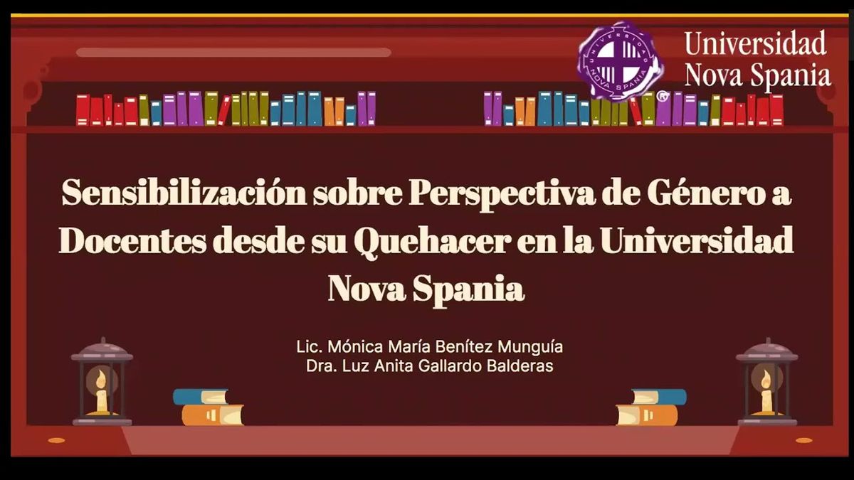 MOR006 - Sensibilización sobre Perspectiva de Género a Docentes desde su Quehacer en la Universi…