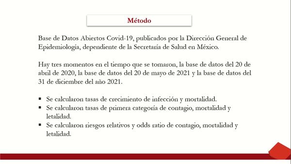 PBL065 - Envejecimiento Demográfico y Vacunación de Covid-19 en México: Cambios en las Tasas de…