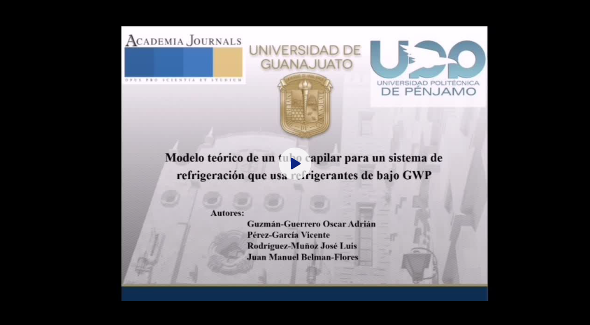 F127 - Modelo teórico de un tubo capilar para un sistema de refrigeración que usa refrigerantes d…