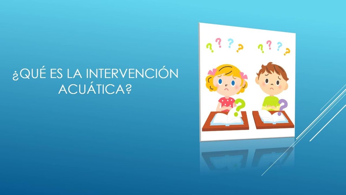 MOR019 - Intervención en Medio Acuático para Niños con Trastorno por Déficit de Atención con …