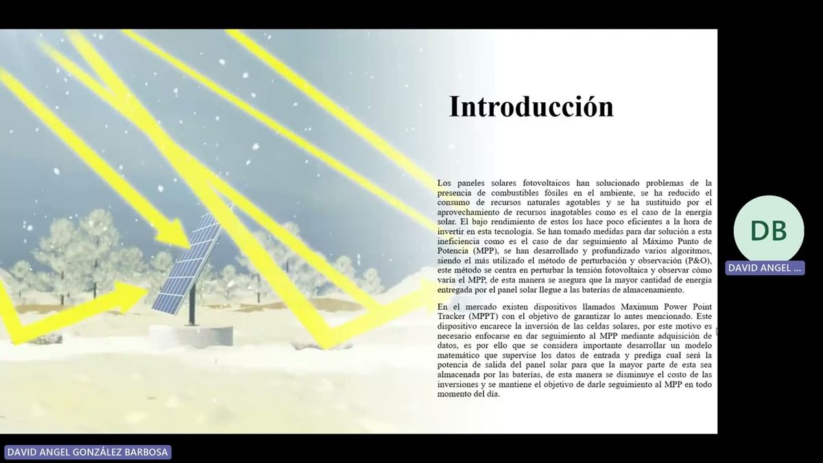 CHM041 - Algoritmo Matemático para Dar Seguimiento al MPP Utilizando Redes Neuronales: Revisión …