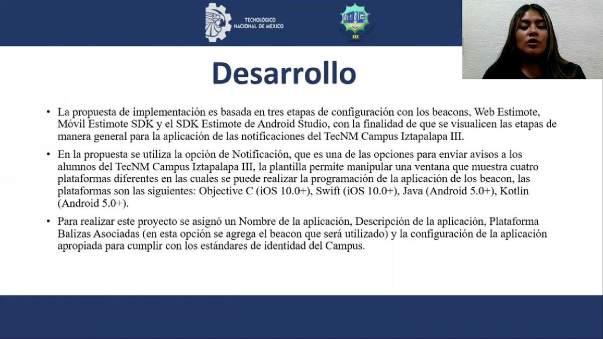 MEX137 - Propuesta para la Implementación de las Tecnologías Beacon en el TecNM Campus Iztapalapa…