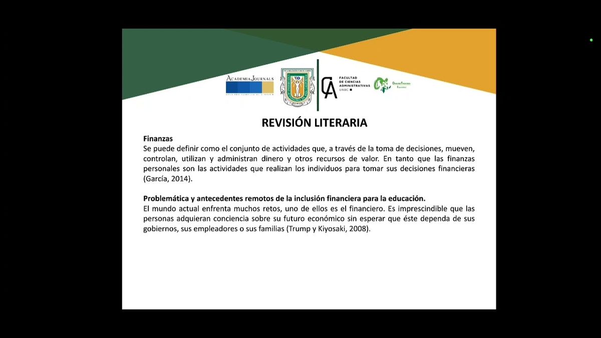 PBL198 - Nivel de Educación Financiera en Escuelas de Negocio: Caso Facultad de Ciencias Administ…