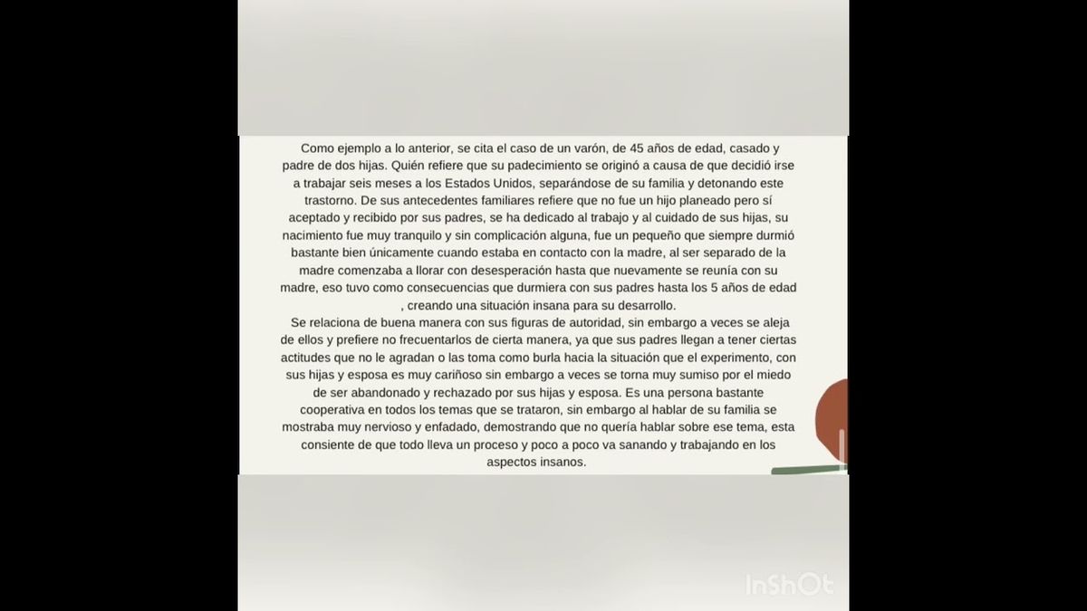 MOR179 - Trastorno de Ansiedad por Separación y sus Efectos en la Vida Adulta