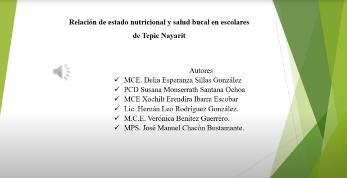 FRS171 - Relación de Estado Nutricional y Salud Bucal en Escolares de Tepic, Nayarit