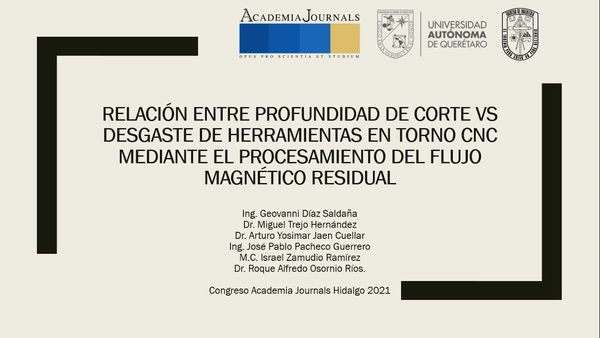 HID223 - Relación entre Profundidad de Corte vs Desgaste de Herramientas en Torno CNC mediante el …