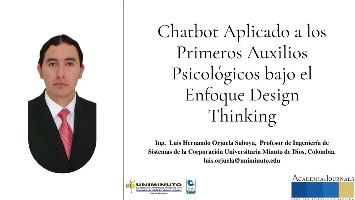 MOR240 - Chatbot Aplicado a los Primeros Auxilios Psicológicos bajo el Enfoque Design Thinking