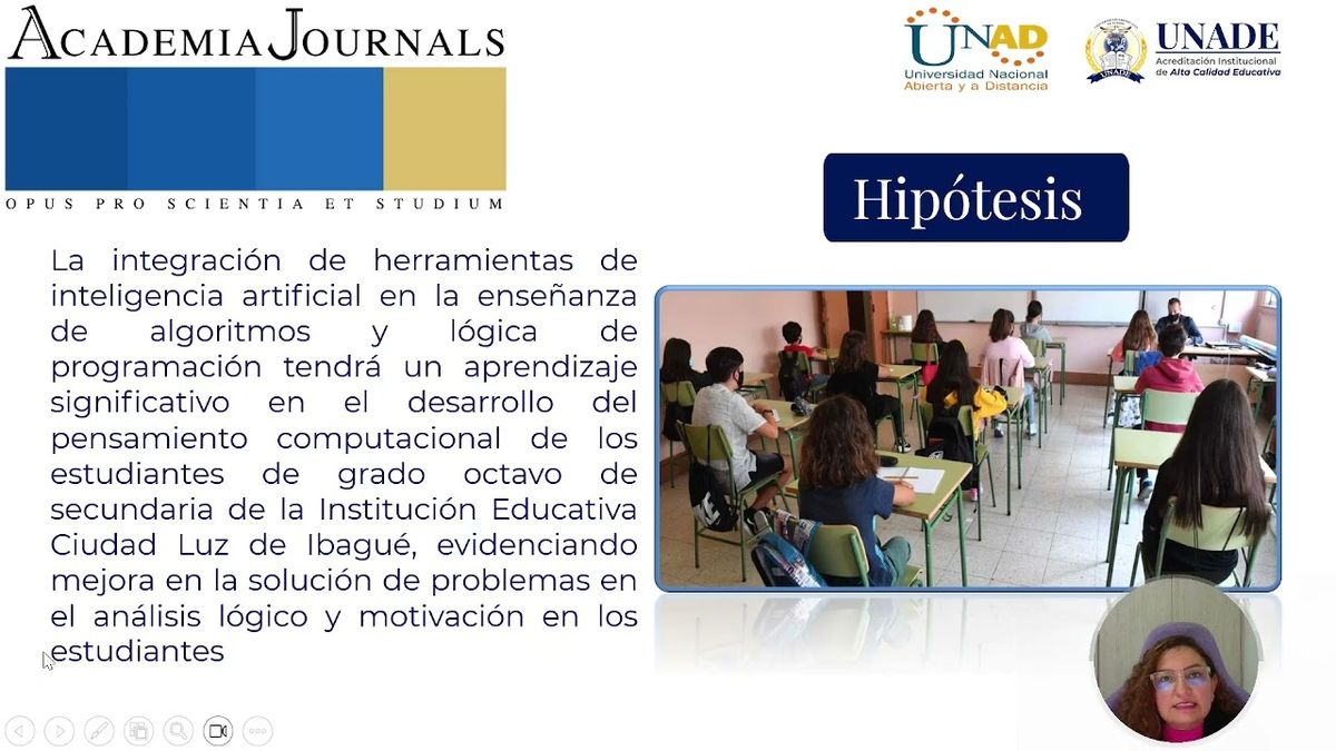 MED083 - Impacto de la inteligencia artificial en el aprendizaje significativo de algoritmos y lóg…