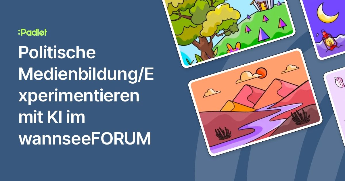 Politische Medienbildung/Experimentieren mit KI im wannseeFORUM