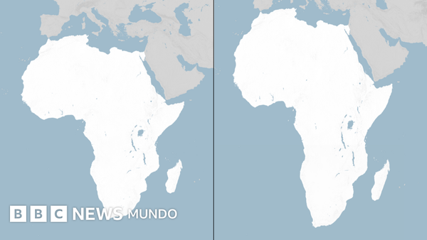 La ONU aprueba un nuevo mapamundi que refleja el tamaño real de África - BBC News Mundo