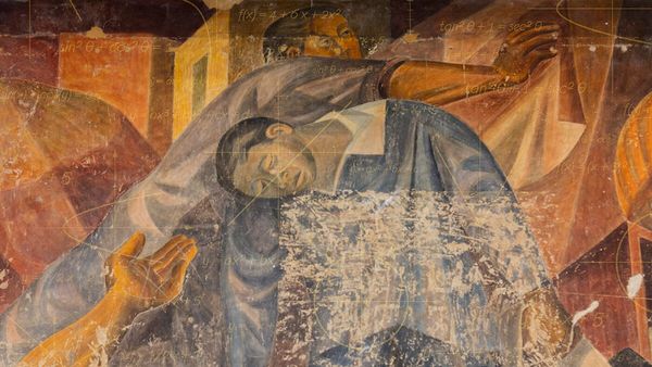 Modelos matemáticos abren el camino para restaurar mural redescubierto en la UNAL