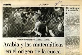 Arabia y las matemáticas en el origen de la cueca [artículo] Richard Vera. - Biblioteca Nacional …