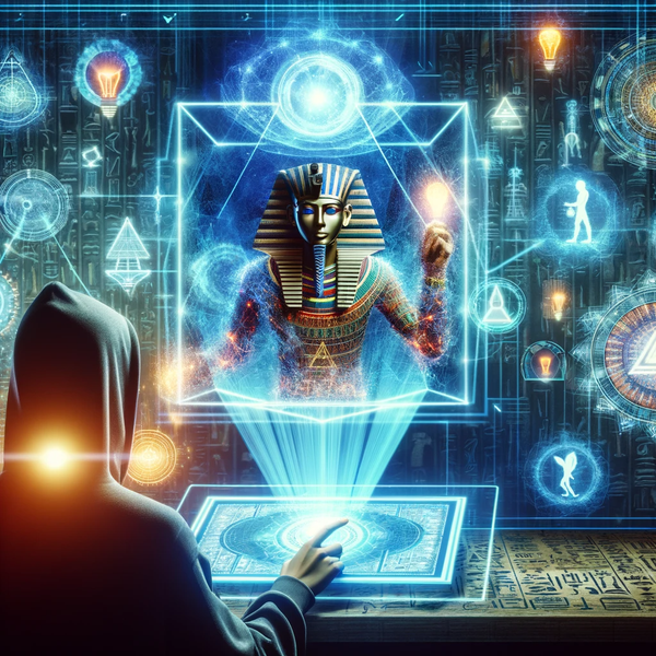 DALL·E 13.40.50 - Enhanced image of a person at a futuristic workstation, inpu