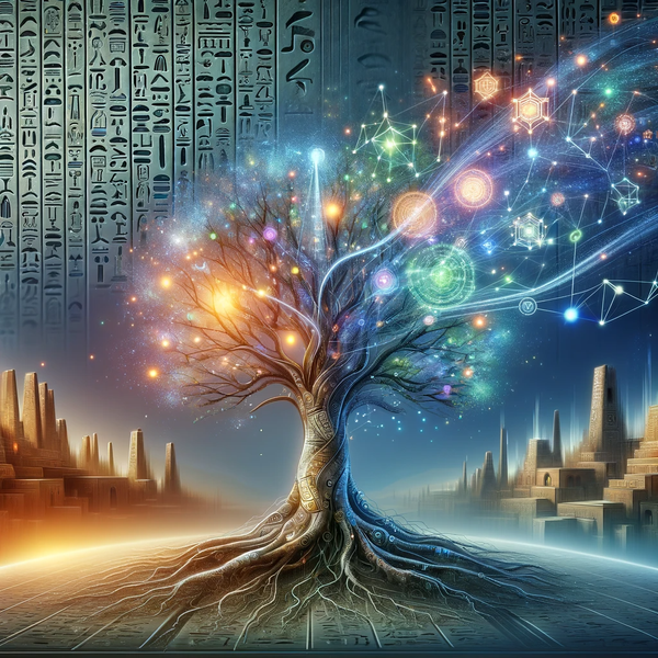 DALL·E 13.41.25 - Refined image of the tree of knowledge, with detailed ancien