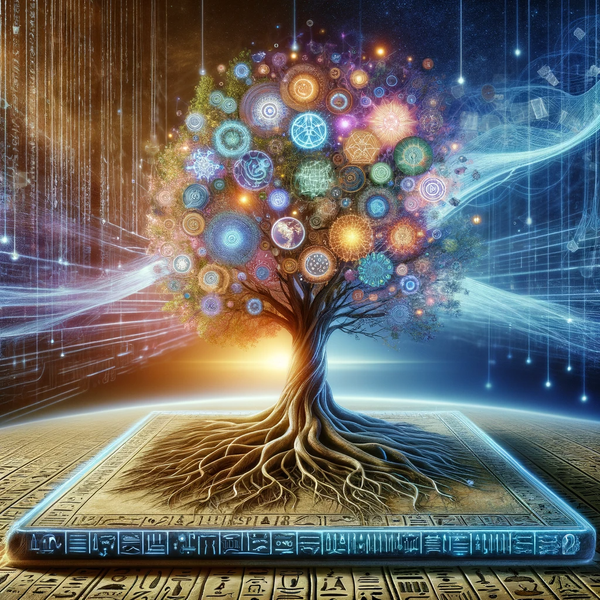 DALL·E 13.41.00 - Enhanced image of the tree of knowledge, with a more seamles