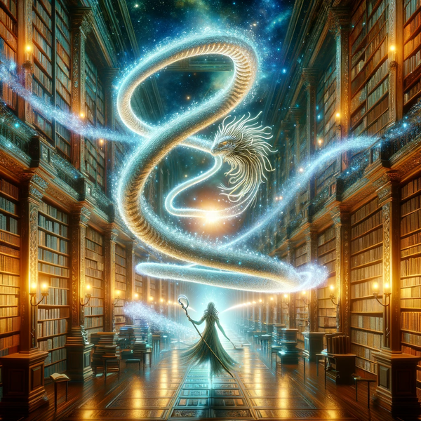 DALL·E 13.40.57 - Enhanced image of a majestic, infinite library with greater