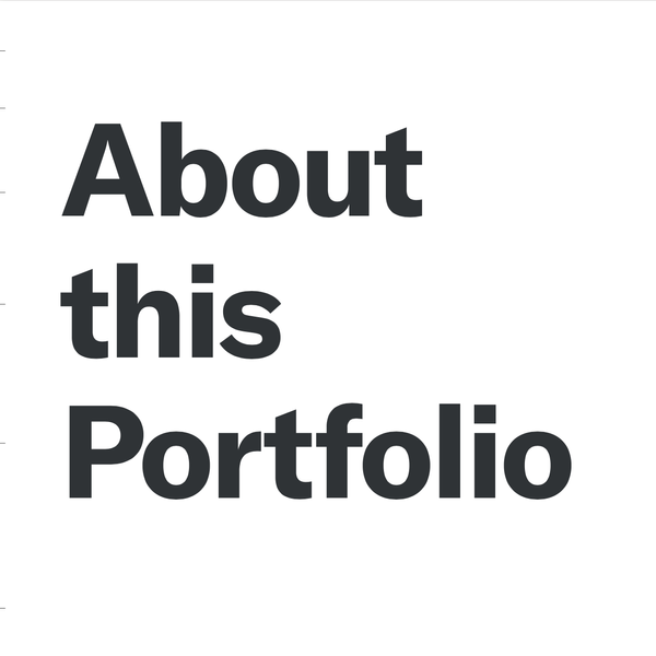 About this Portfolio