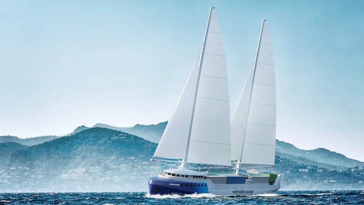 Windcoop, 60% de propulsion à la voile pour un transport durable - Enerzine