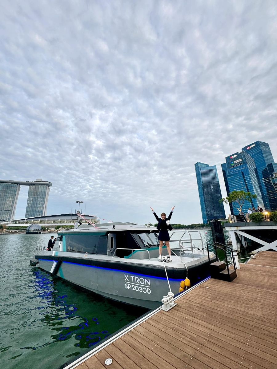 Singapour - lancement un bateau électrique pionnier