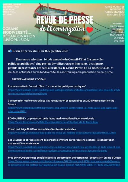 RP du 10 au 16 septembre 2026