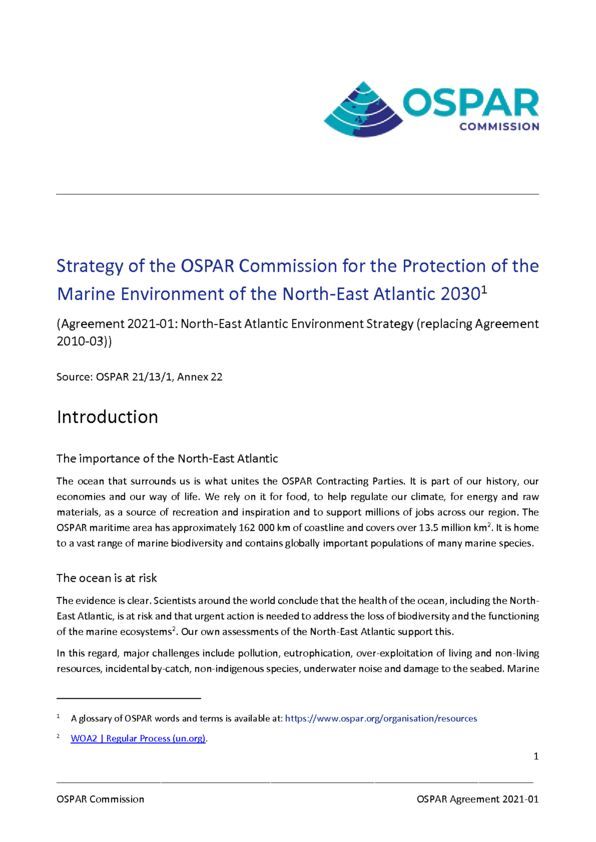 OSPAR strategy (UK)