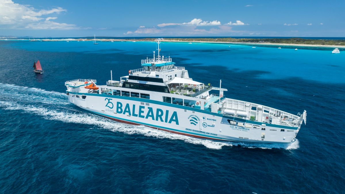 Le nouveau ferry électrique de Baleària réduit les émissions de 33%