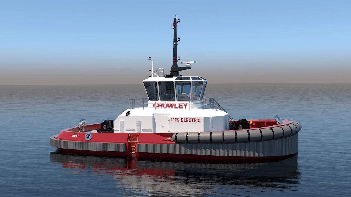 The First U.S. All-Electric Tugboat Is Out on Sea Trials - autoevolution