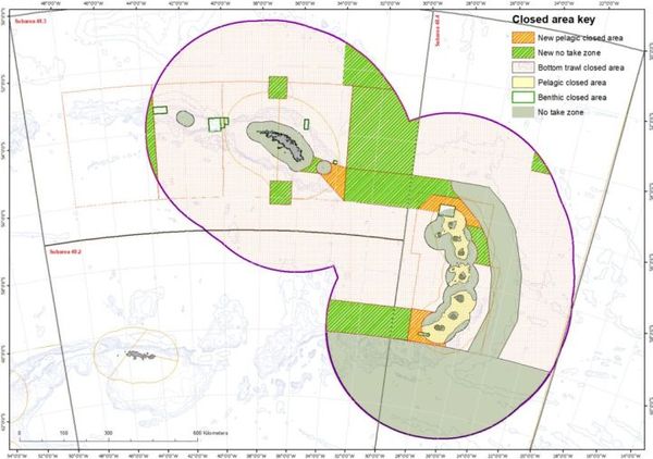 Géorgie du Sud : Le Royaume-Uni étend la zone d'interdiction de pêche
