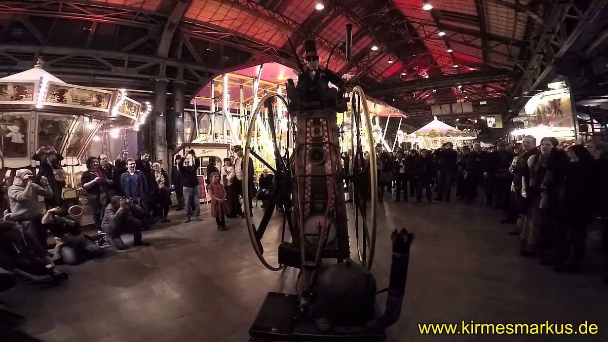 1. Steampunk Jahrmarkt in der Jahunderthalle in Bochum Video Clip