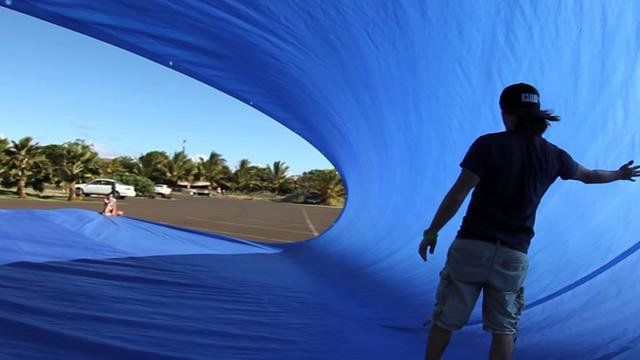 tarp surfing