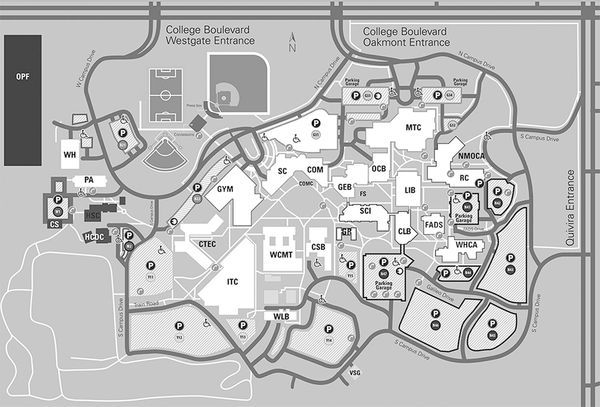 Campus-Map-BW
