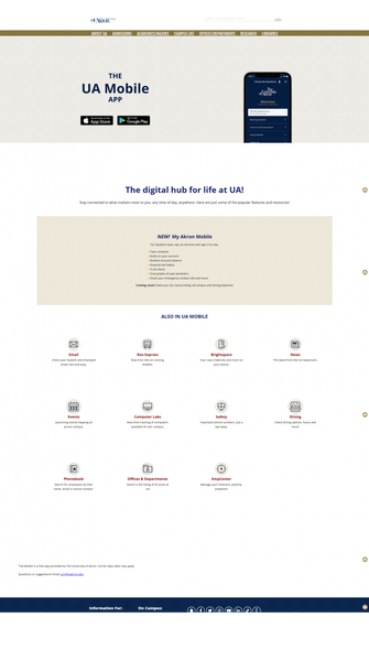 Mobile : The University of Akron, Ohio