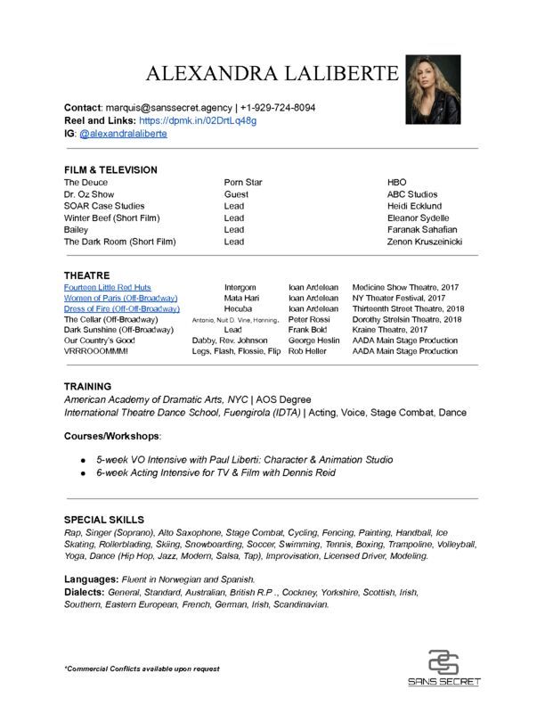 Alexandra Resume