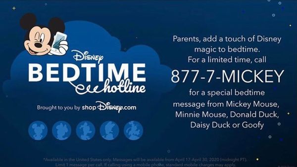 Disney Bedtime Hotline