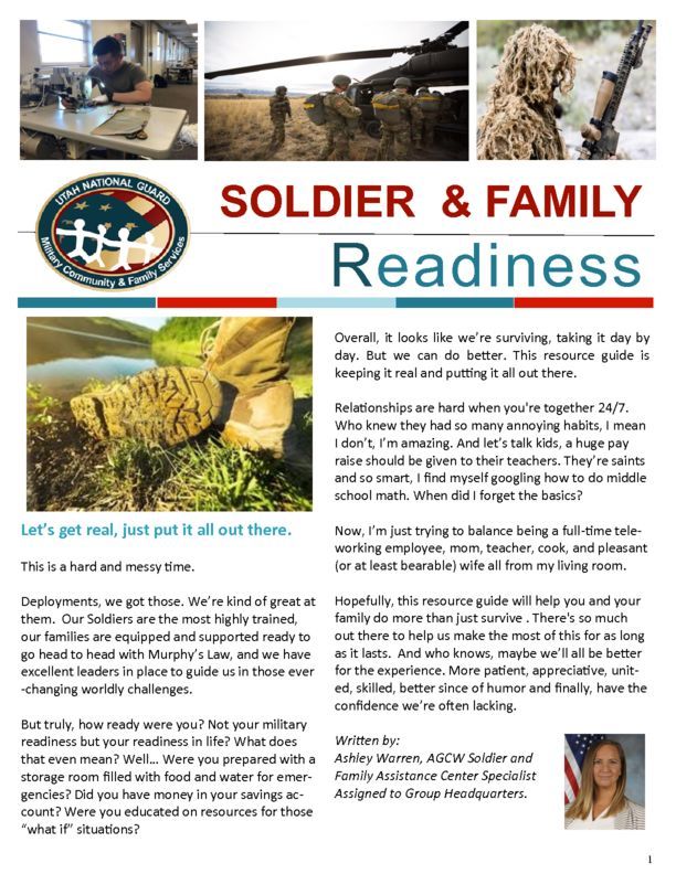 UTNG Soldier & Family Readiness