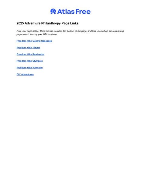 Access your Fundraising Page