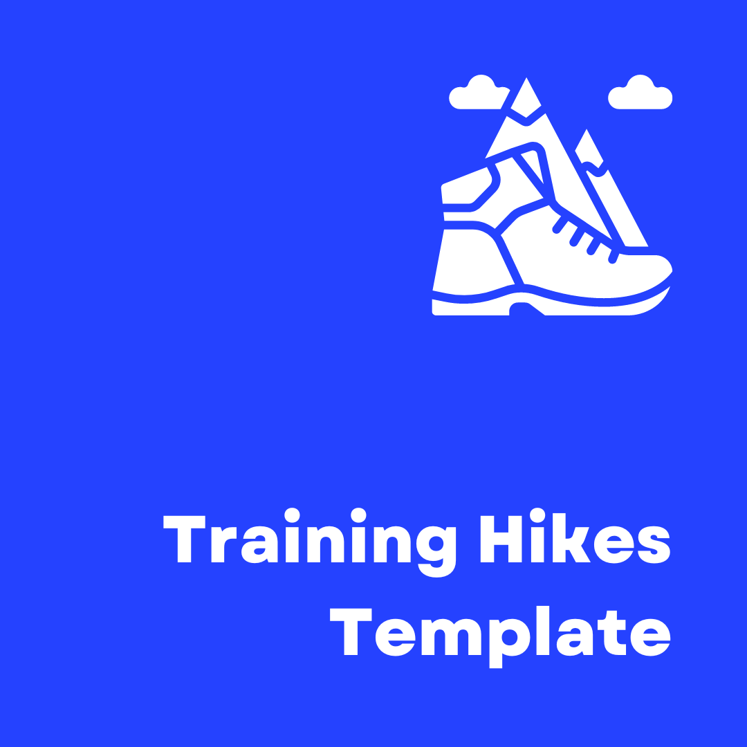 Training Hikes Template