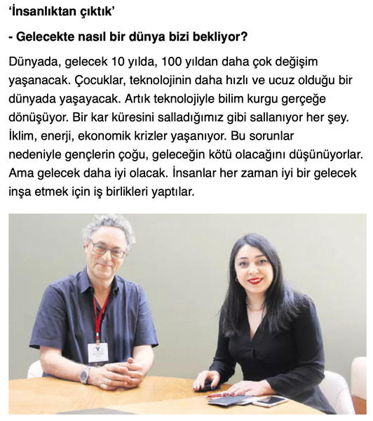 Milliyet Gazetesi Röportaj