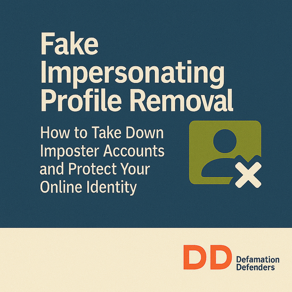 How to Get Imposter Accounts and Fake Profiles Deleted