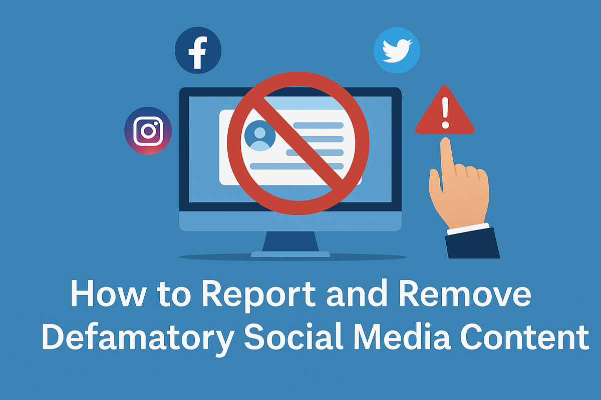 How to Report and Remove Defamatory Social Media Content
