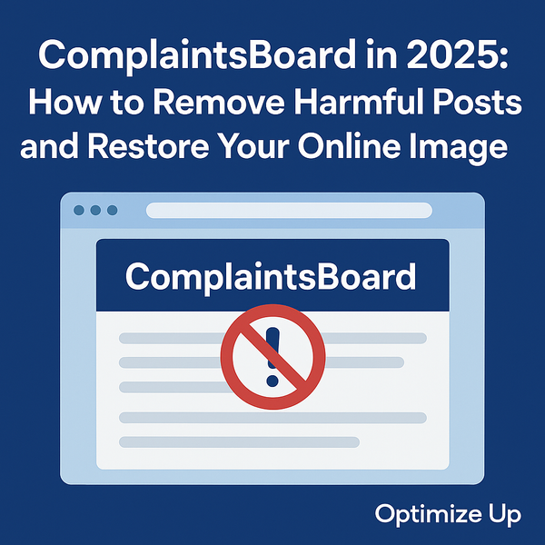 How to Remove Harmful ComplaintsBoard Reviews in 2025