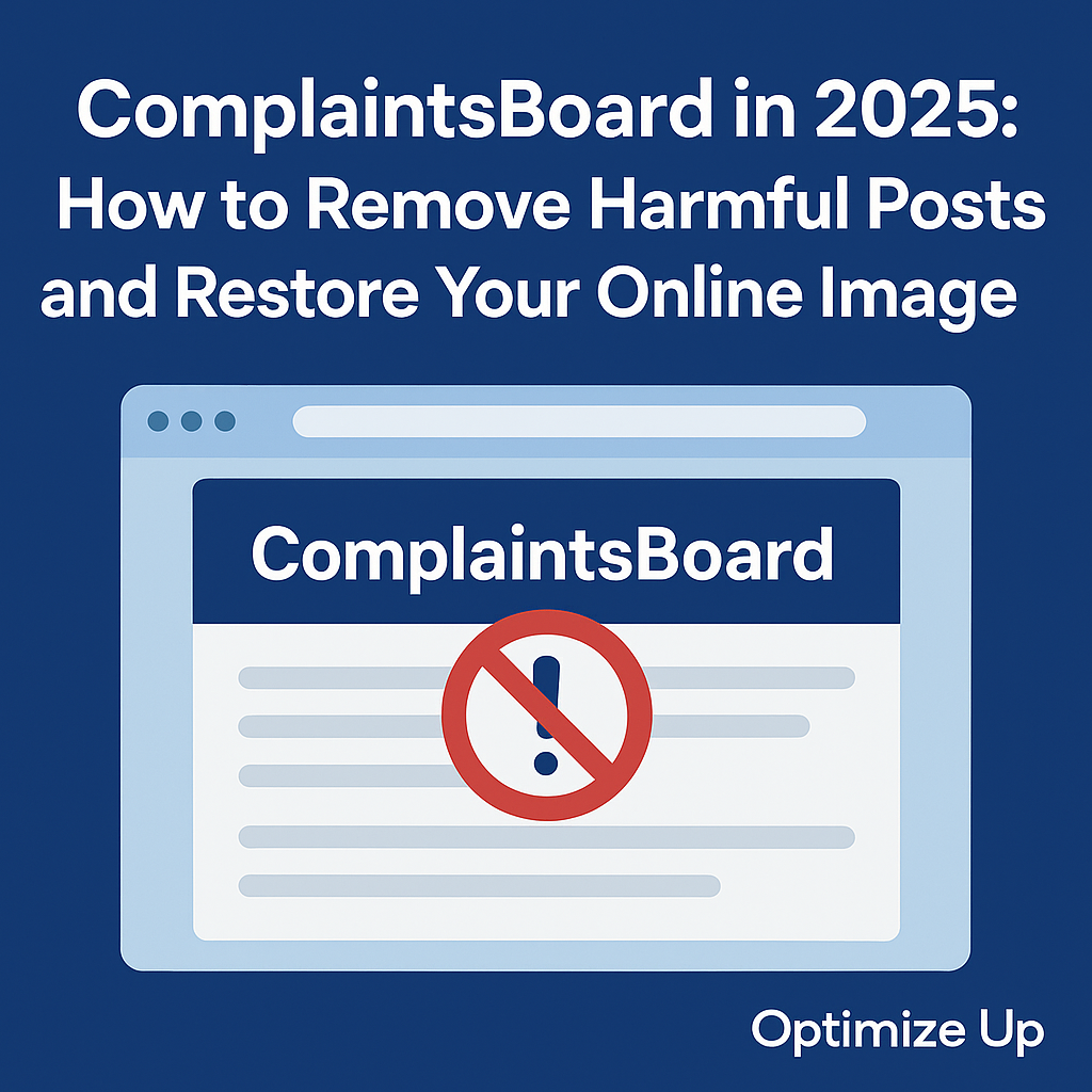 How to Remove Harmful ComplaintsBoard Reviews in 2025