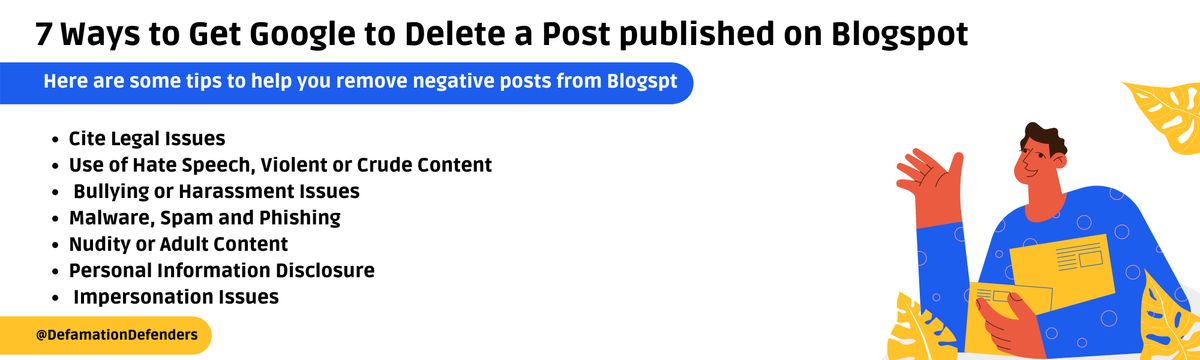 How to Get Google to Delete a Post published on Blogspot | LinkedIn